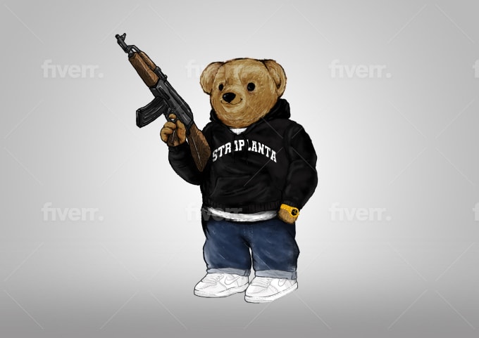 Create illustration polo bear or other animals with custom outfits by Nicelydone22 Fiverr
